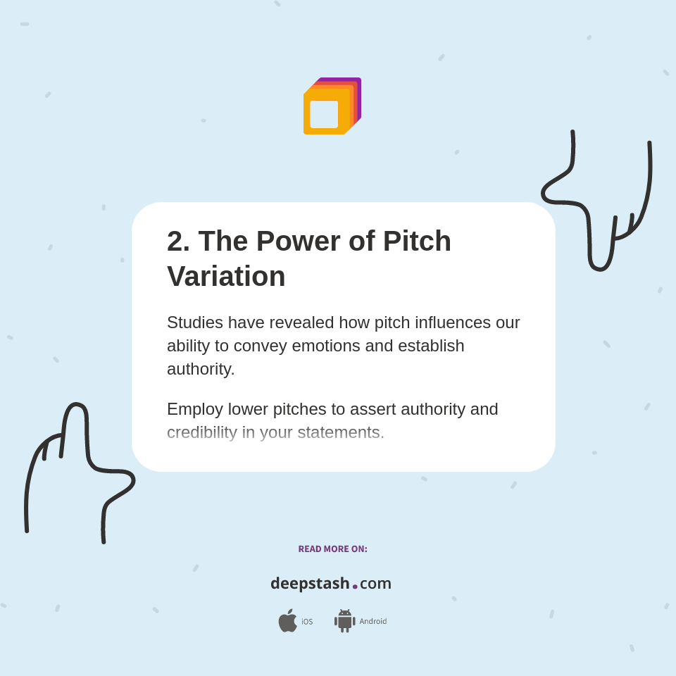 2. The Power of Pitch Variation Deepstash