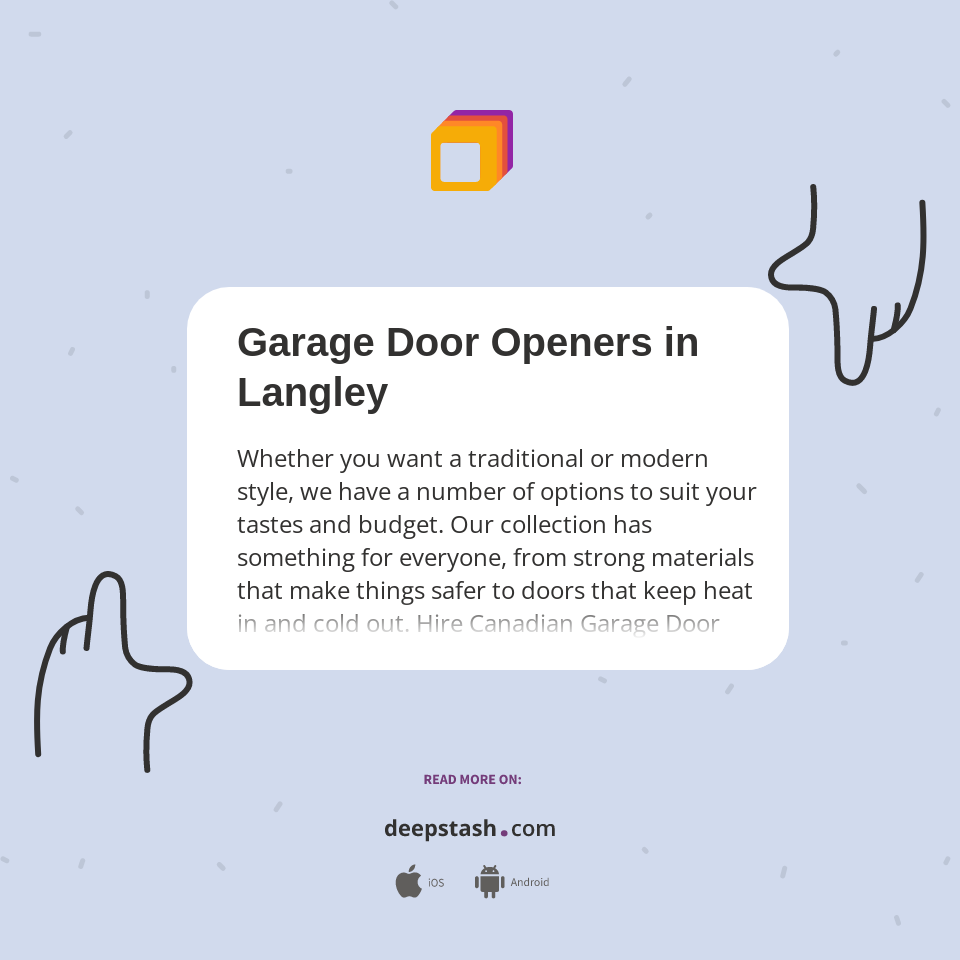 Garage Door Openers in Langley Deepstash
