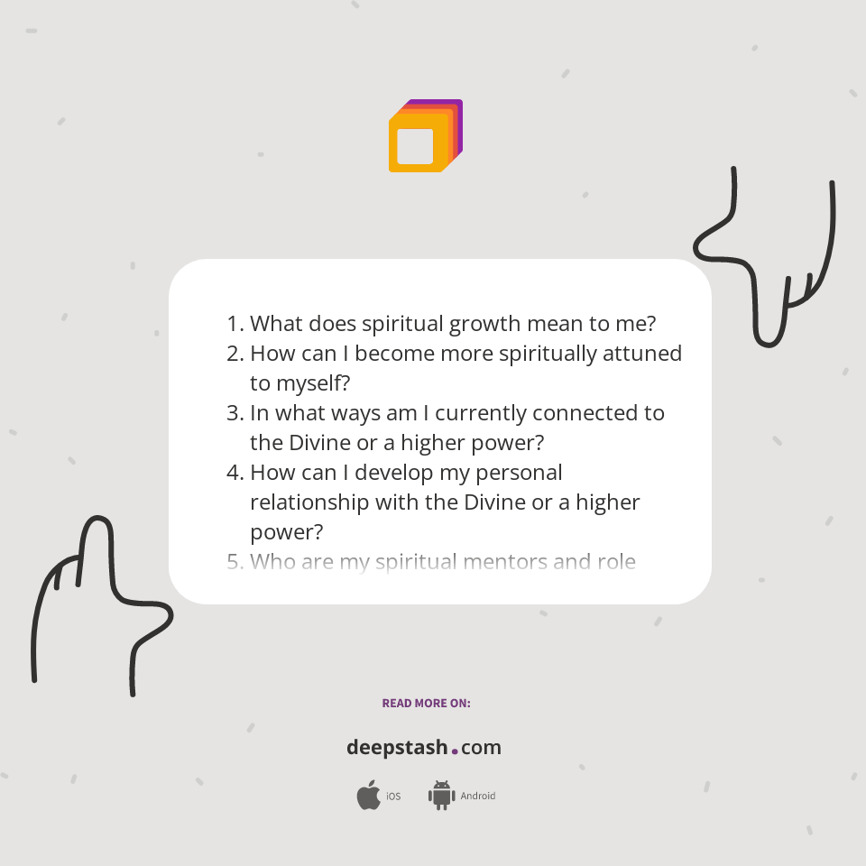 What does spiritual growth mean to me? Deepstash