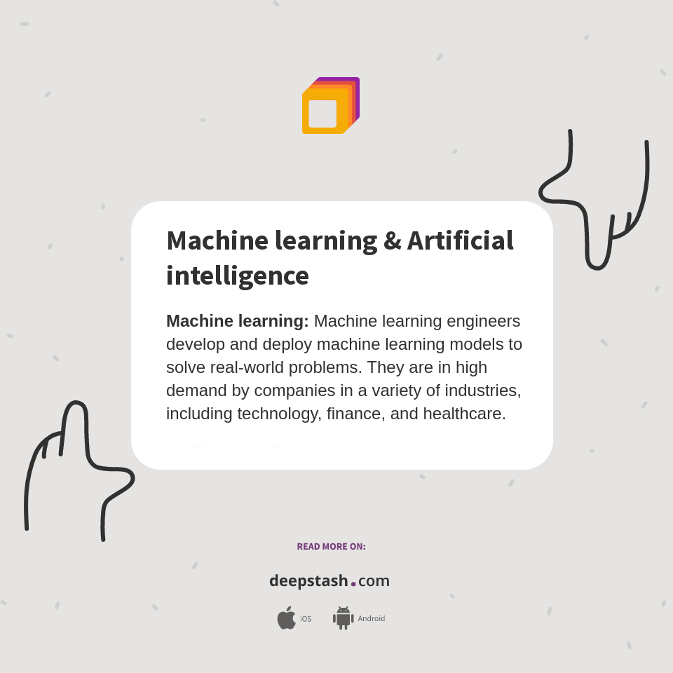 Machine learning & Artificial intelligence - Deepstash