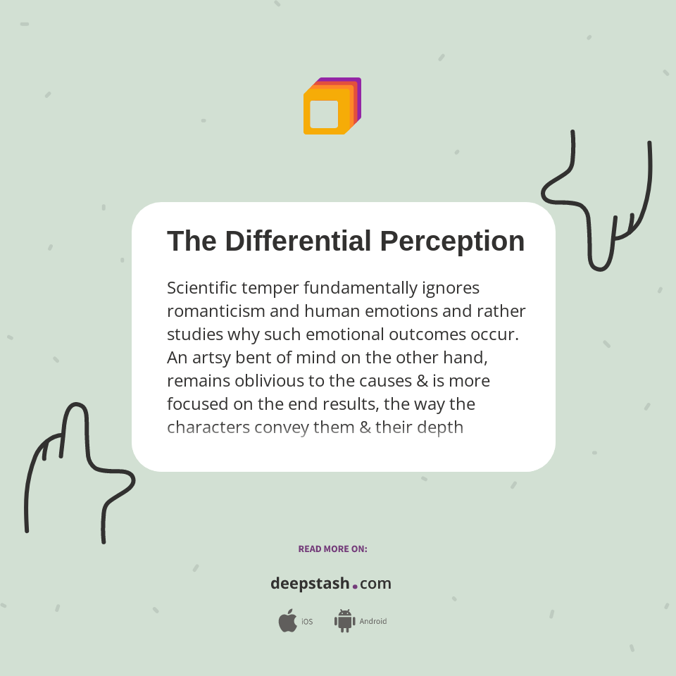 The Differential Perception Deepstash