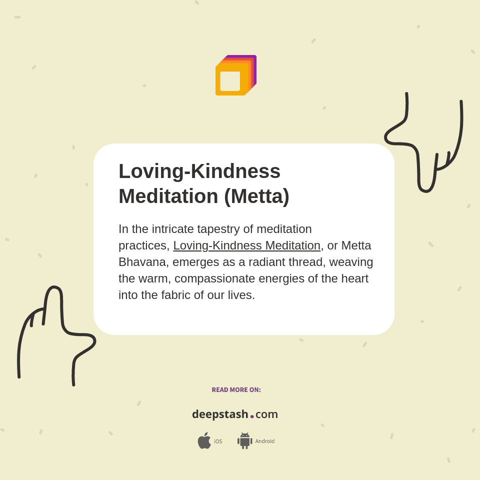 Loving Kindness Meditation Metta Deepstash