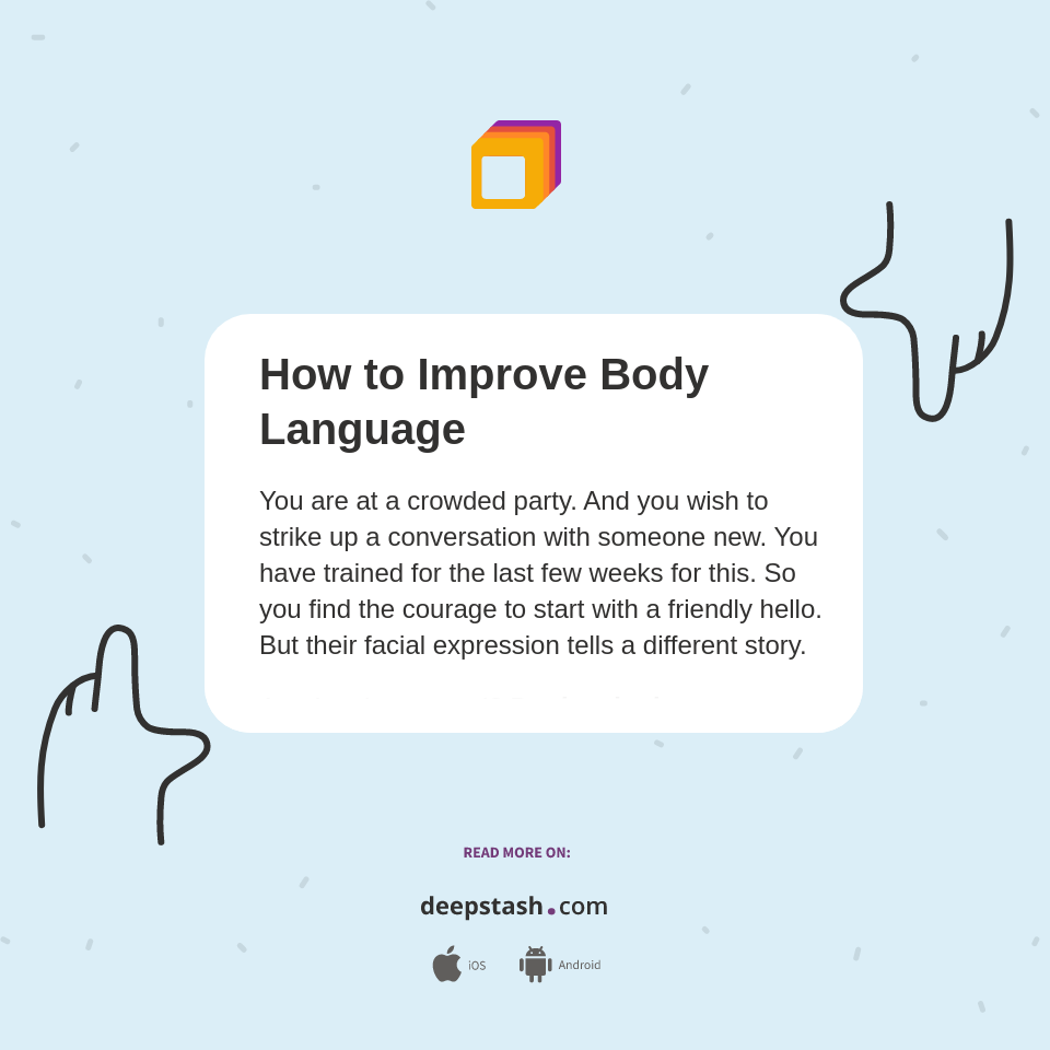 how-to-improve-body-language-deepstash
