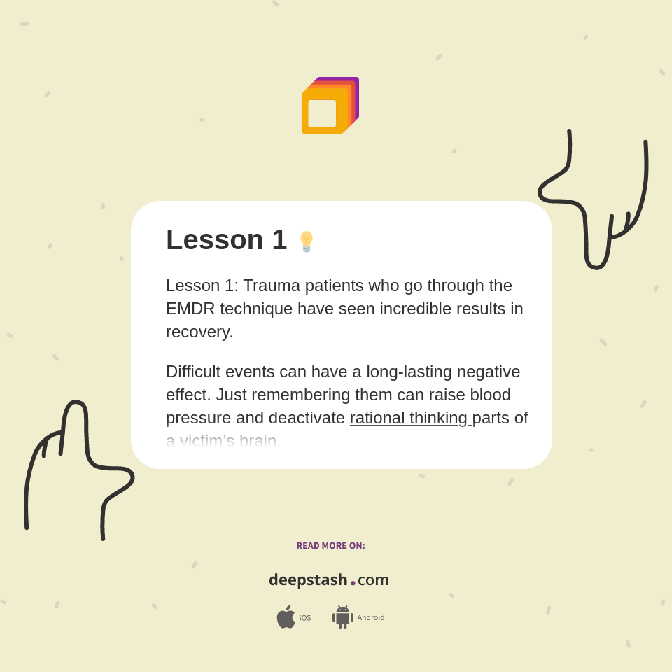 Lesson 1 рџ ў Deepstash