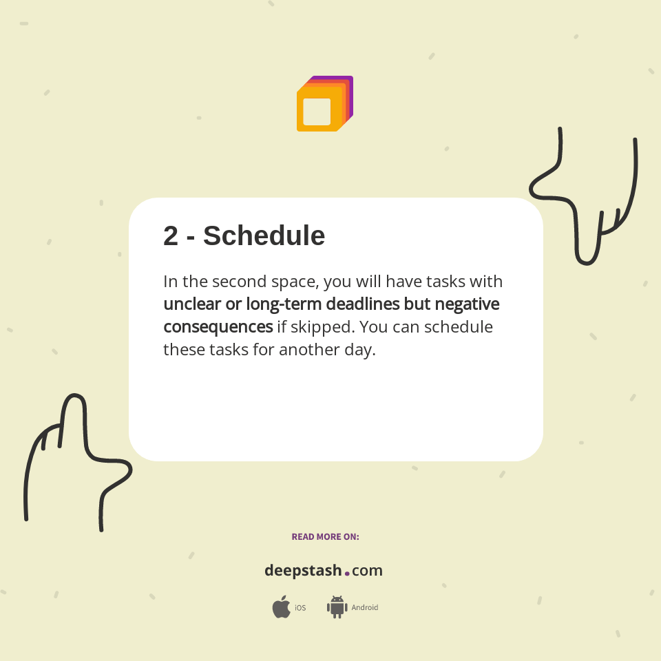 2 - Schedule - Deepstash