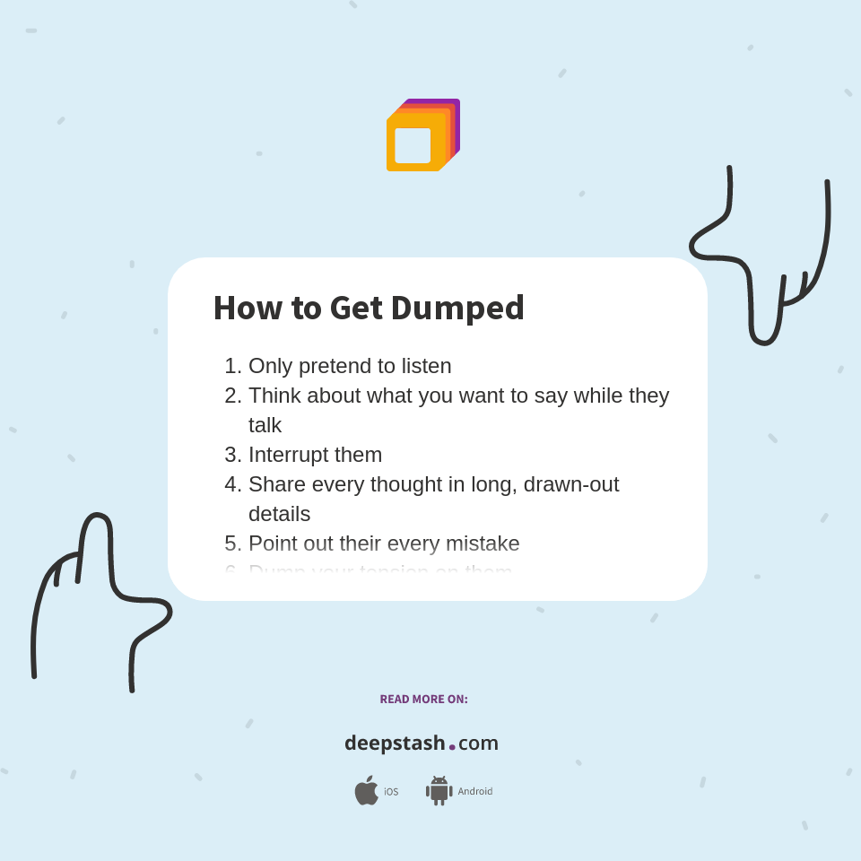 How to Get Dumped Deepstash