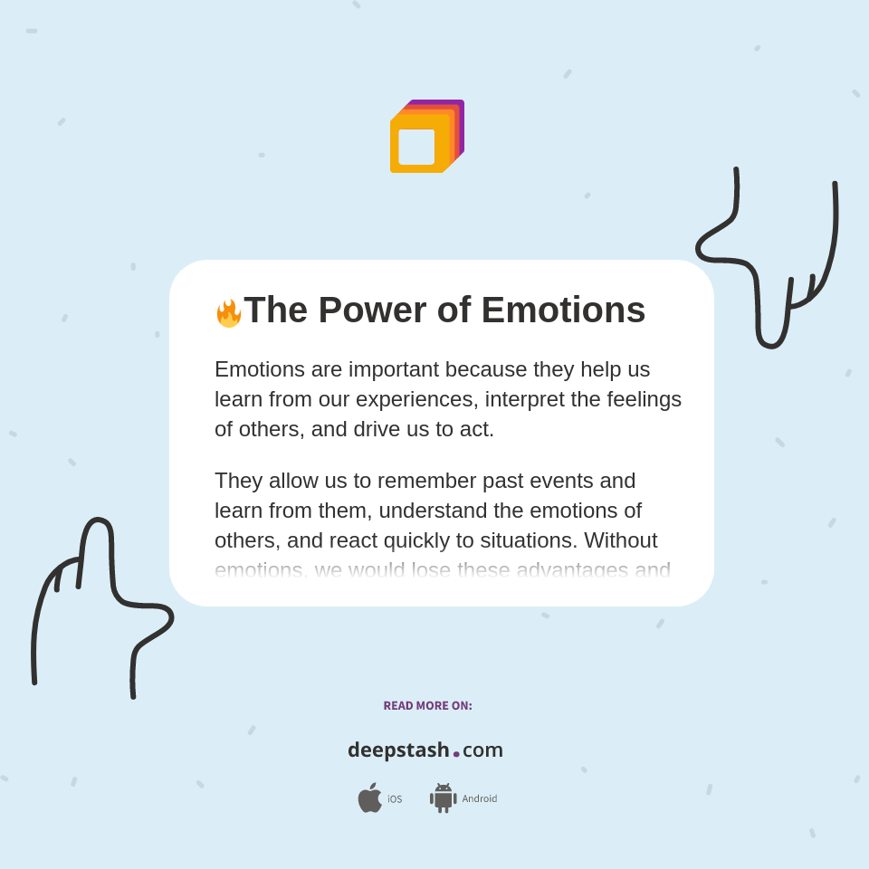 🔥The Power of Emotions Deepstash(01)