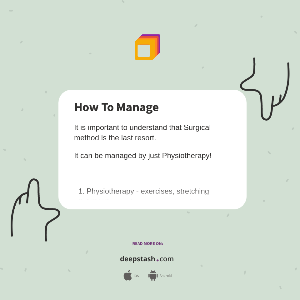 How To Manage - Deepstash
