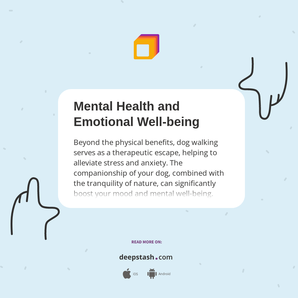 Mental Health And Emotional Well Being Deepstash