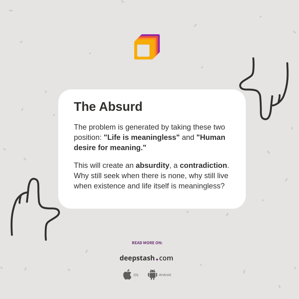 The Absurd - Deepstash