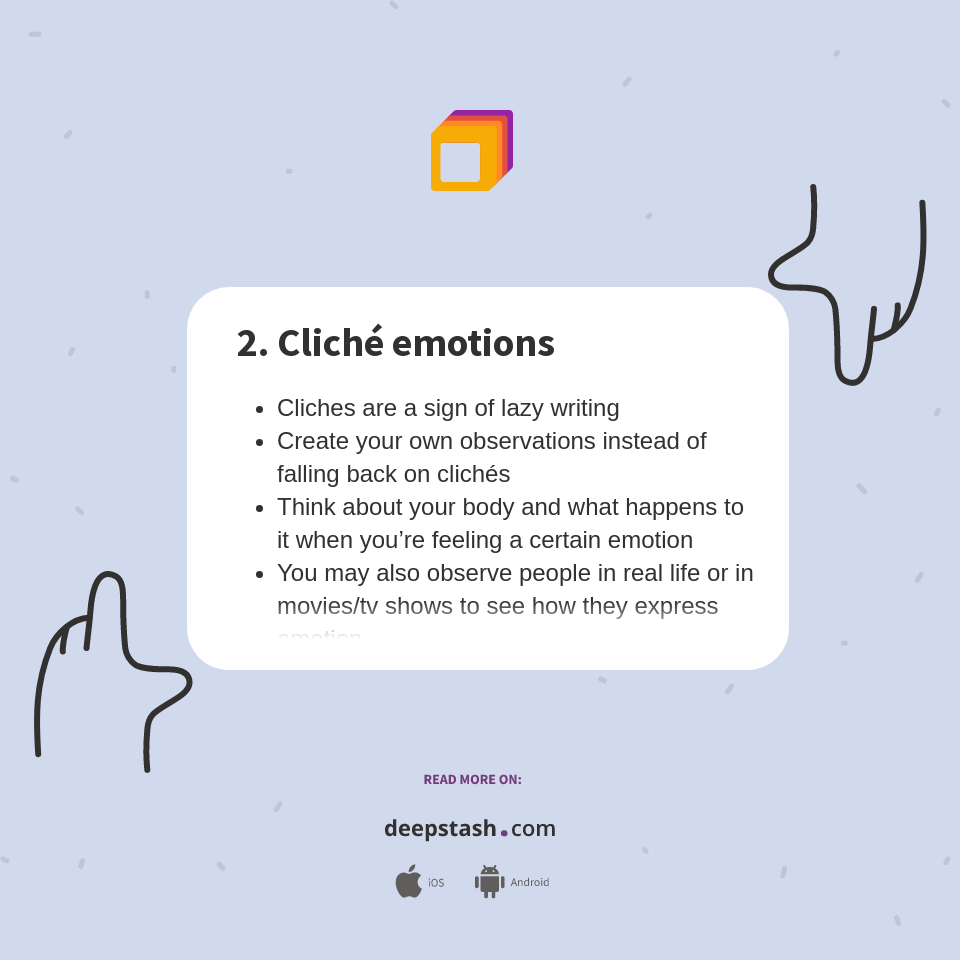 2. Cliché emotions - Deepstash