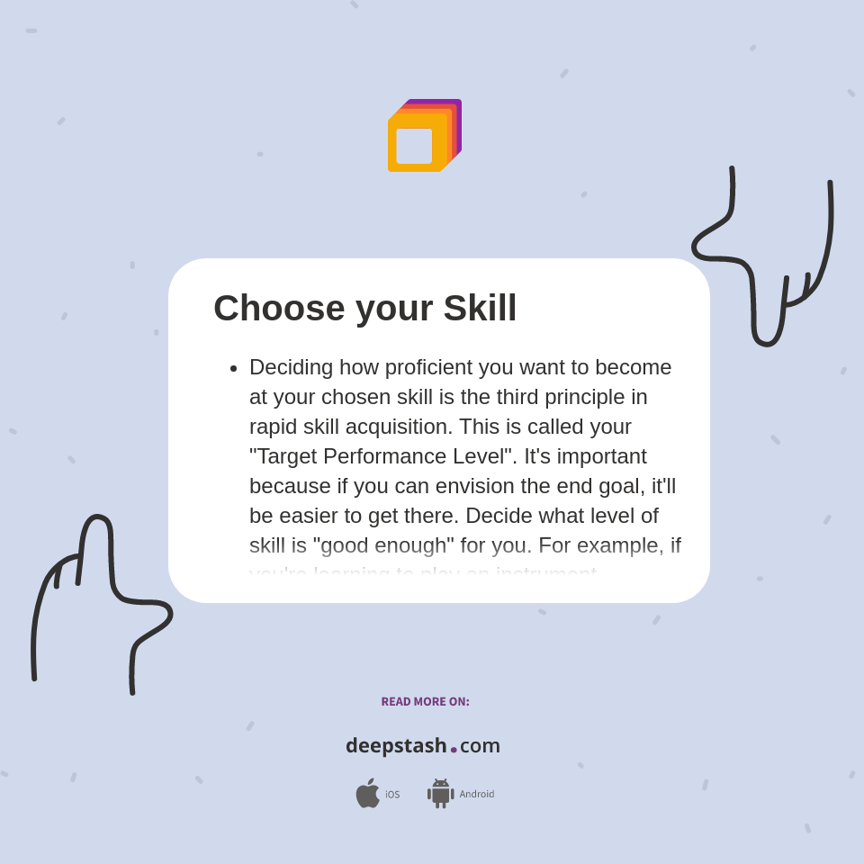 Choose your Skill - Deepstash