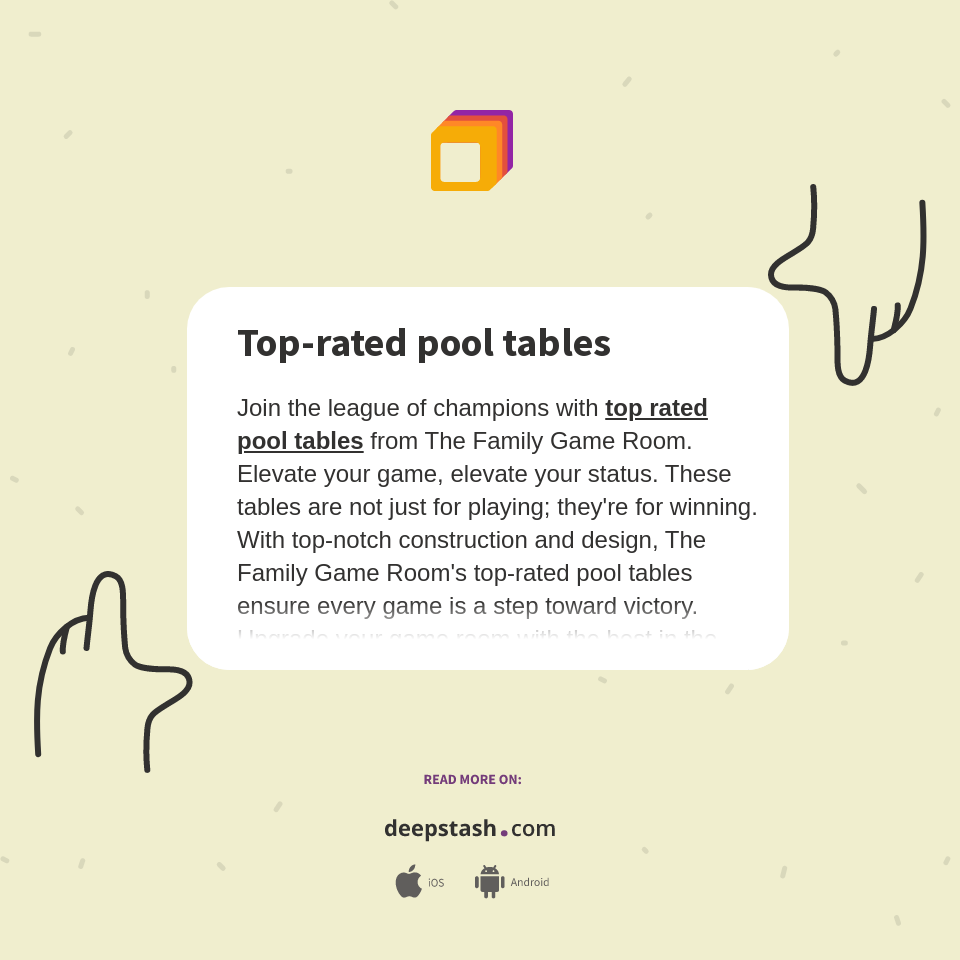 Toprated pool tables Deepstash