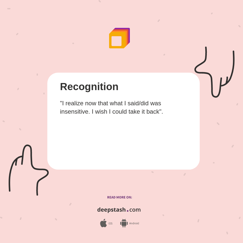Recognition - Deepstash