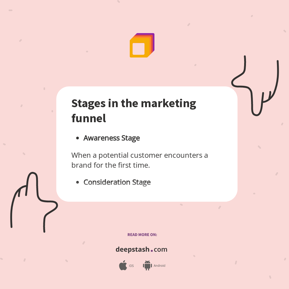 Stages in the marketing funnel - Deepstash