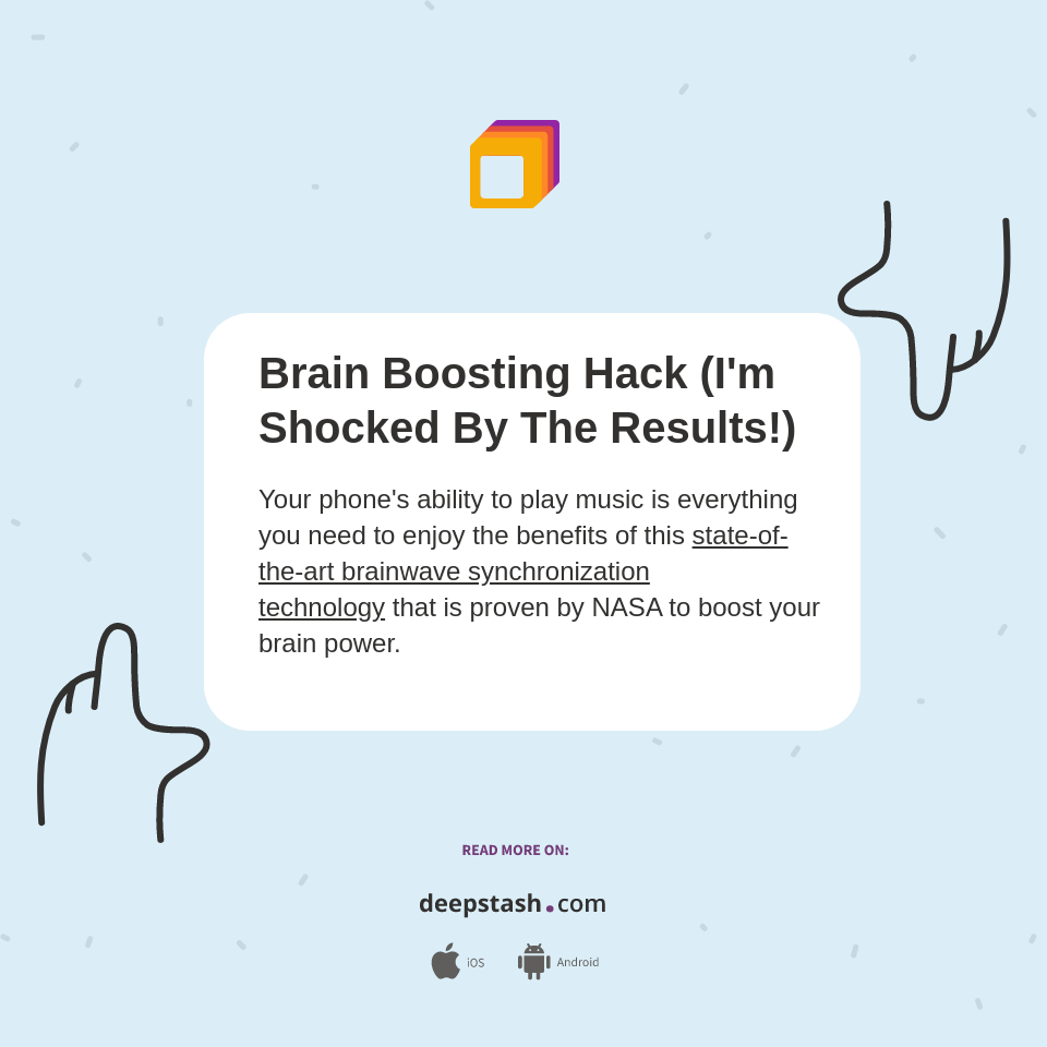 Brain Boosting Hack (I'm Shocked By The Results!) Deepstash