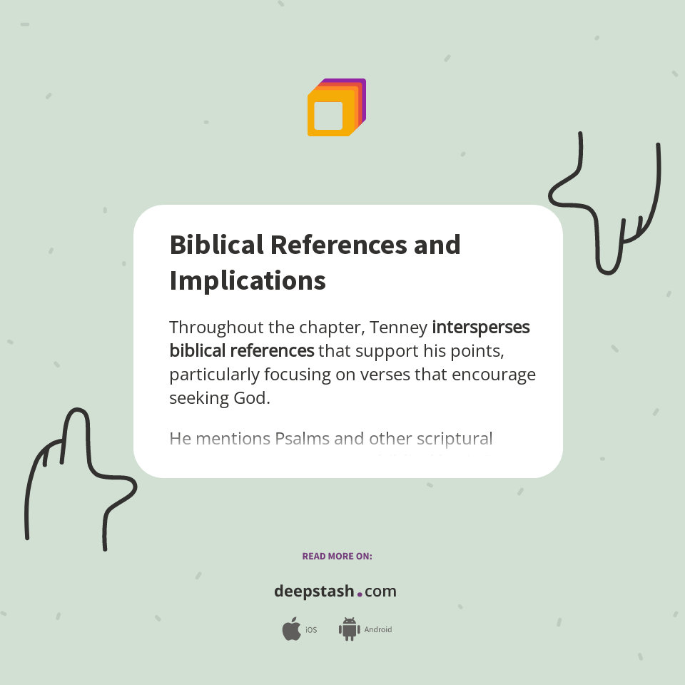 Biblical References and Implications - Deepstash