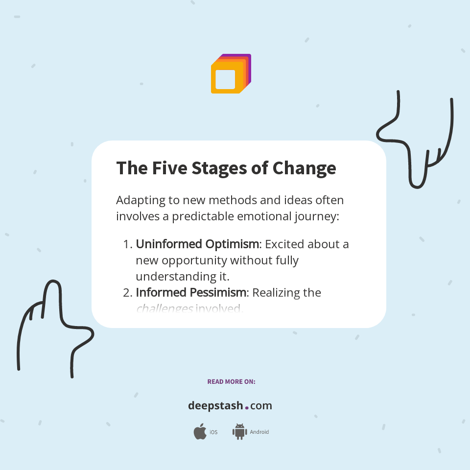 The Five Stages of Change - Deepstash