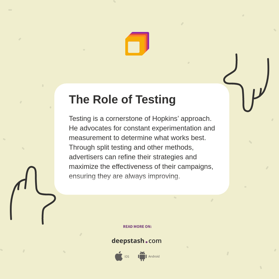 The Role of Testing - Deepstash