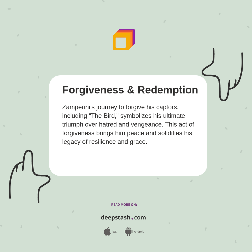 Forgiveness Redemption Deepstash