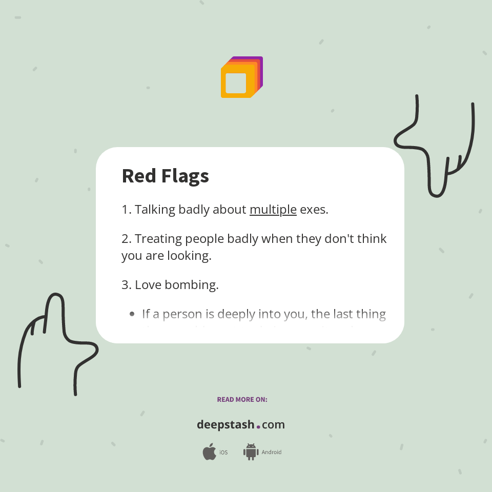 Red Flags Deepstash