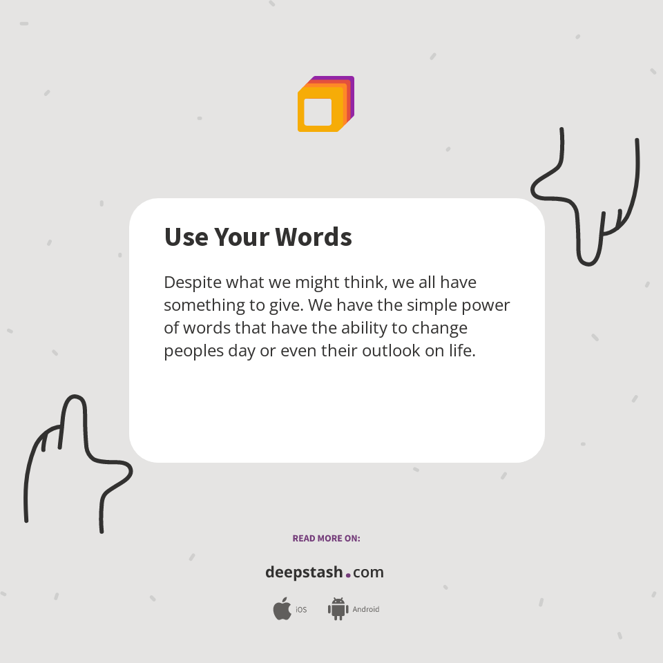 Use Your Words Deepstash