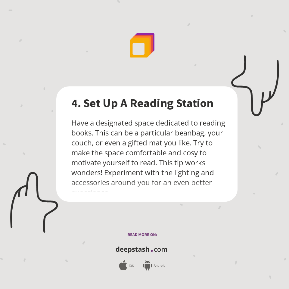 4. Set Up A Reading Station - Deepstash
