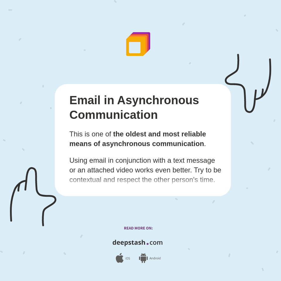 Email in Asynchronous Communication - Deepstash