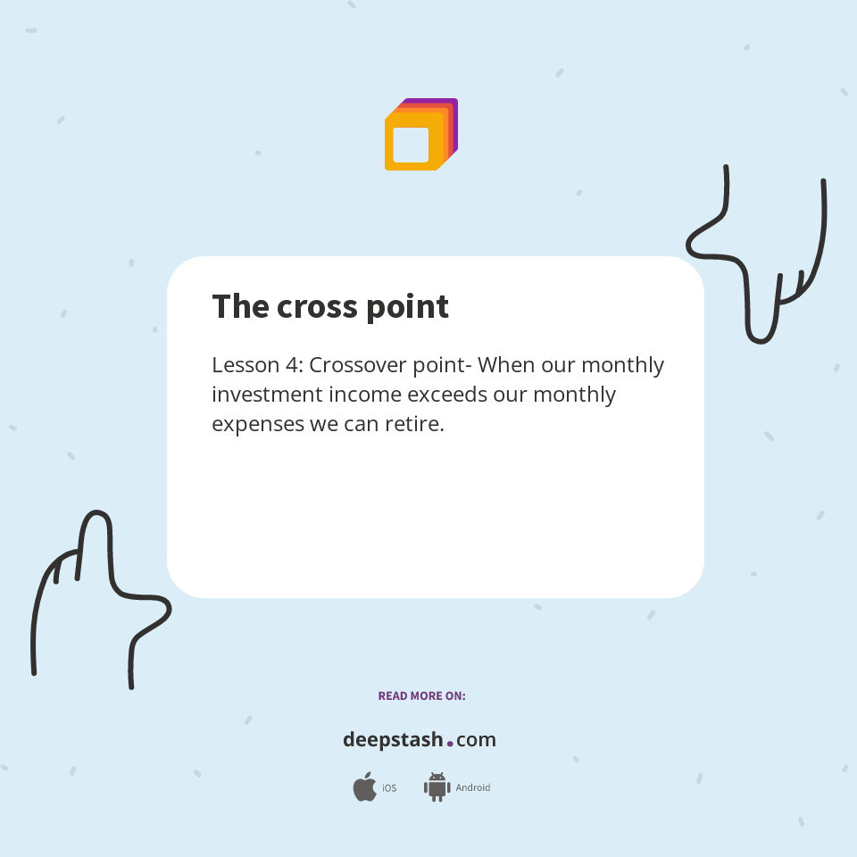 The cross point - Deepstash