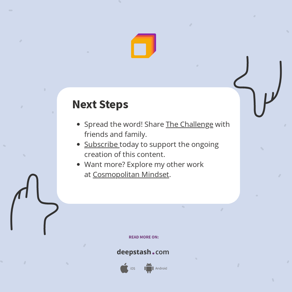 Next Steps - Deepstash