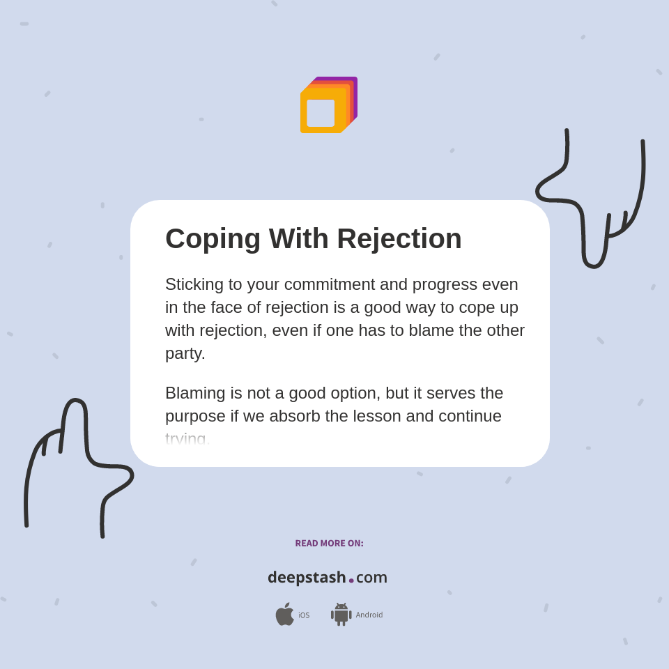 Coping With Rejection - Deepstash