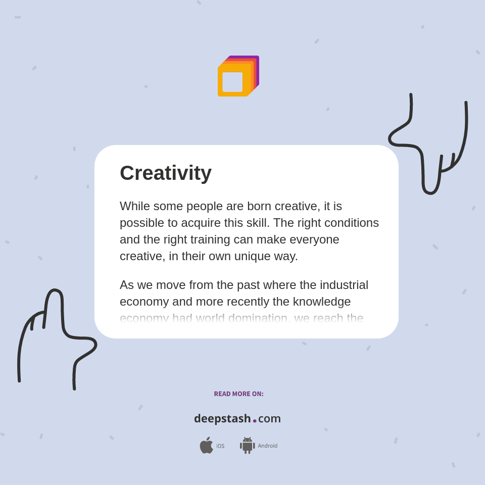 Creativity Deepstash