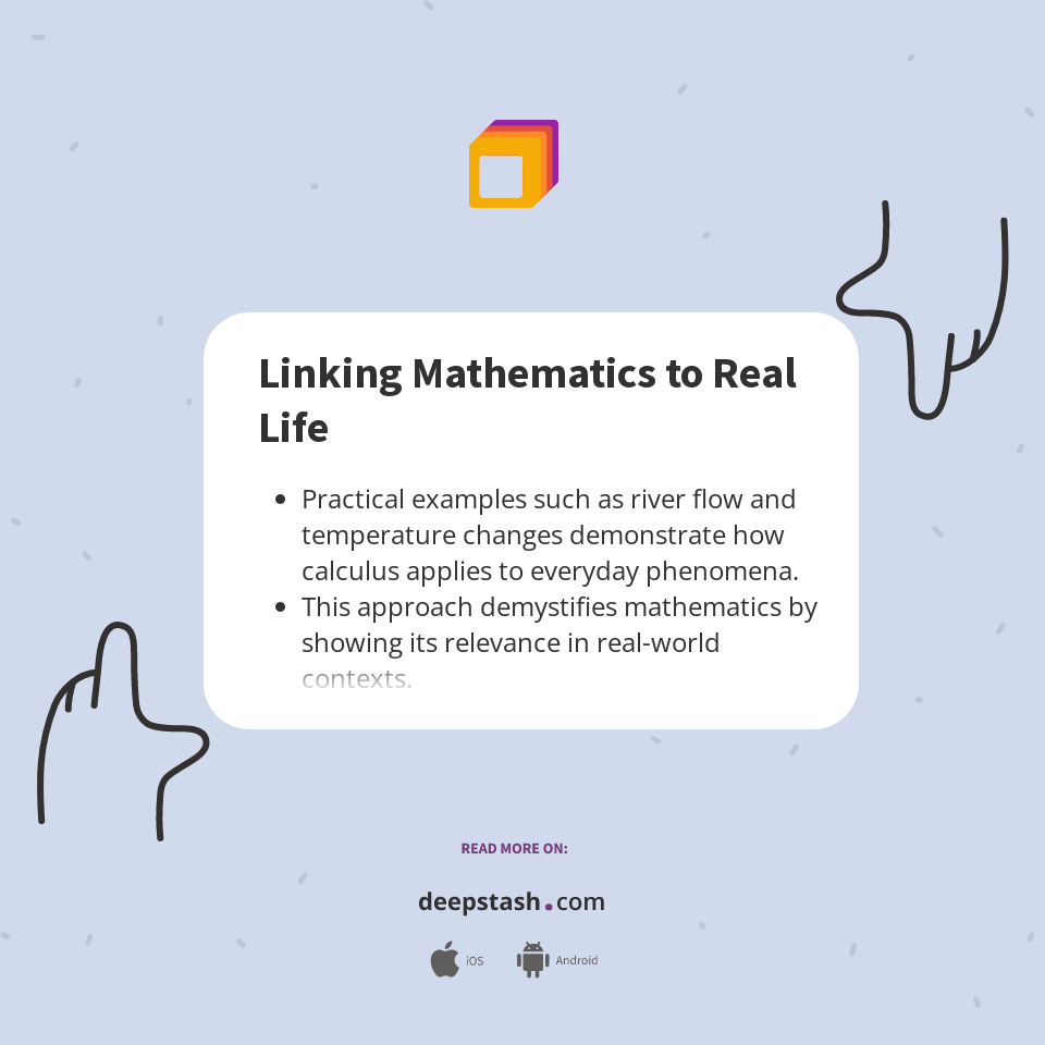 Linking Mathematics to Real Life - Deepstash