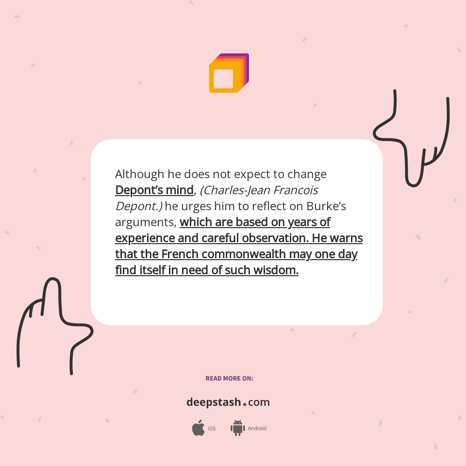 Not Expecting Change Although he does not expect to change ... - Deepstash
