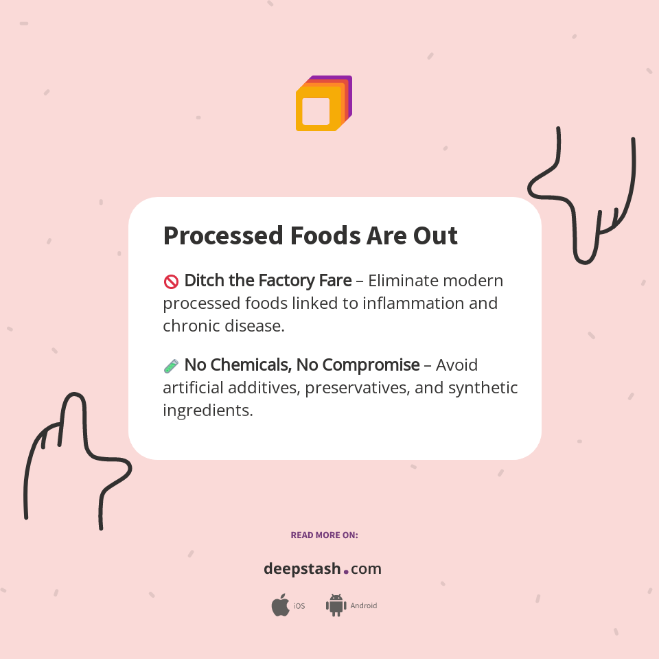 Remove Processed Food Icon Processed Foods Are Out - Deepstash