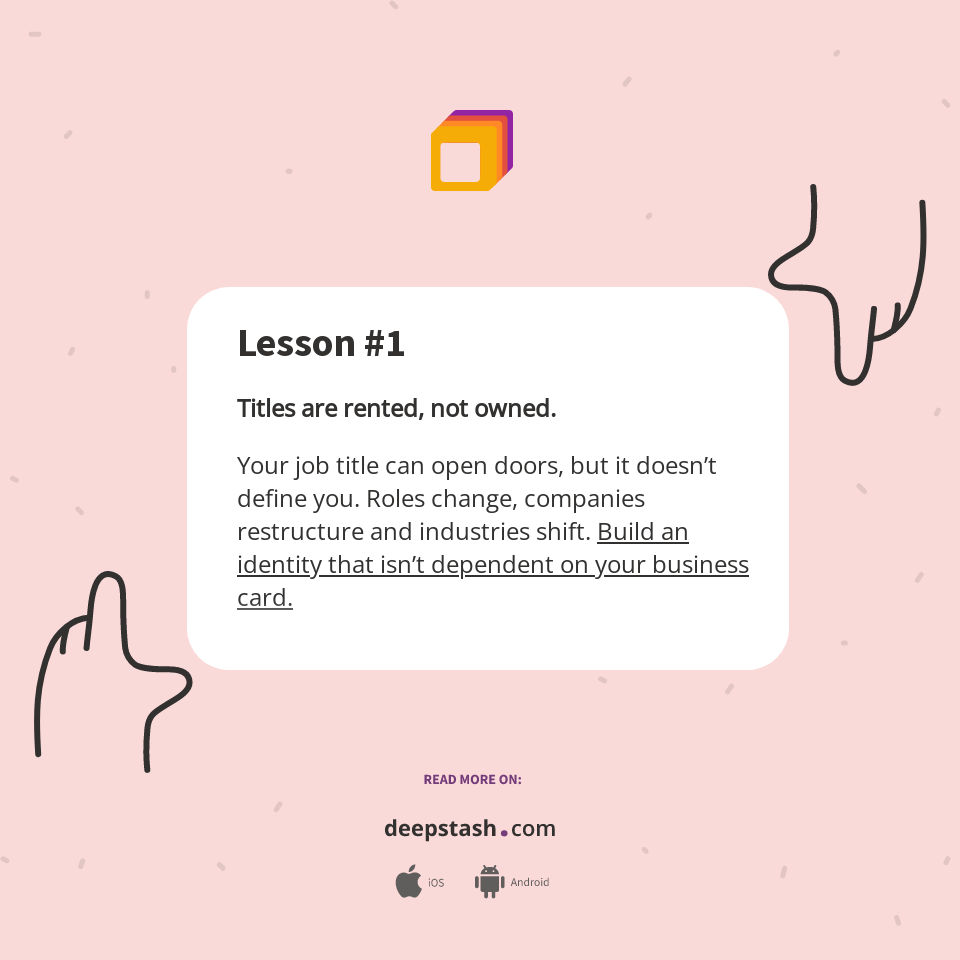 Lesson #1 - Deepstash