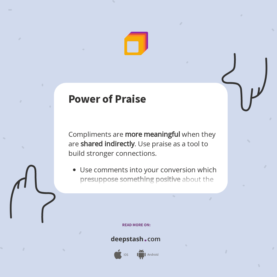 Power of Praise - Deepstash