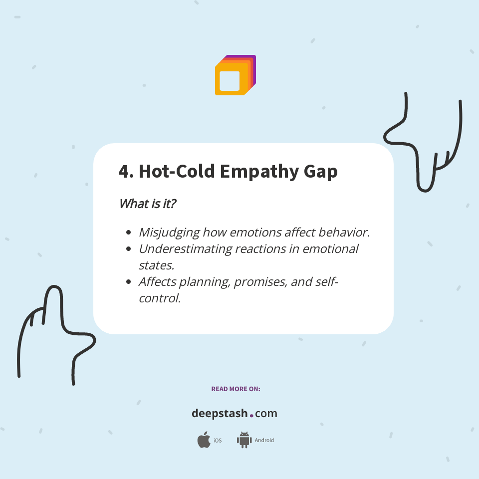 4. Hot-Cold Empathy Gap - Deepstash