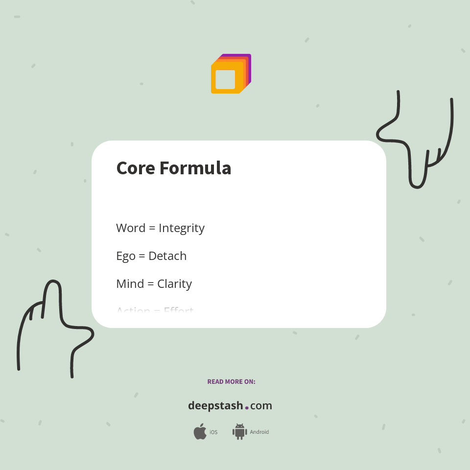Core Formula - Deepstash