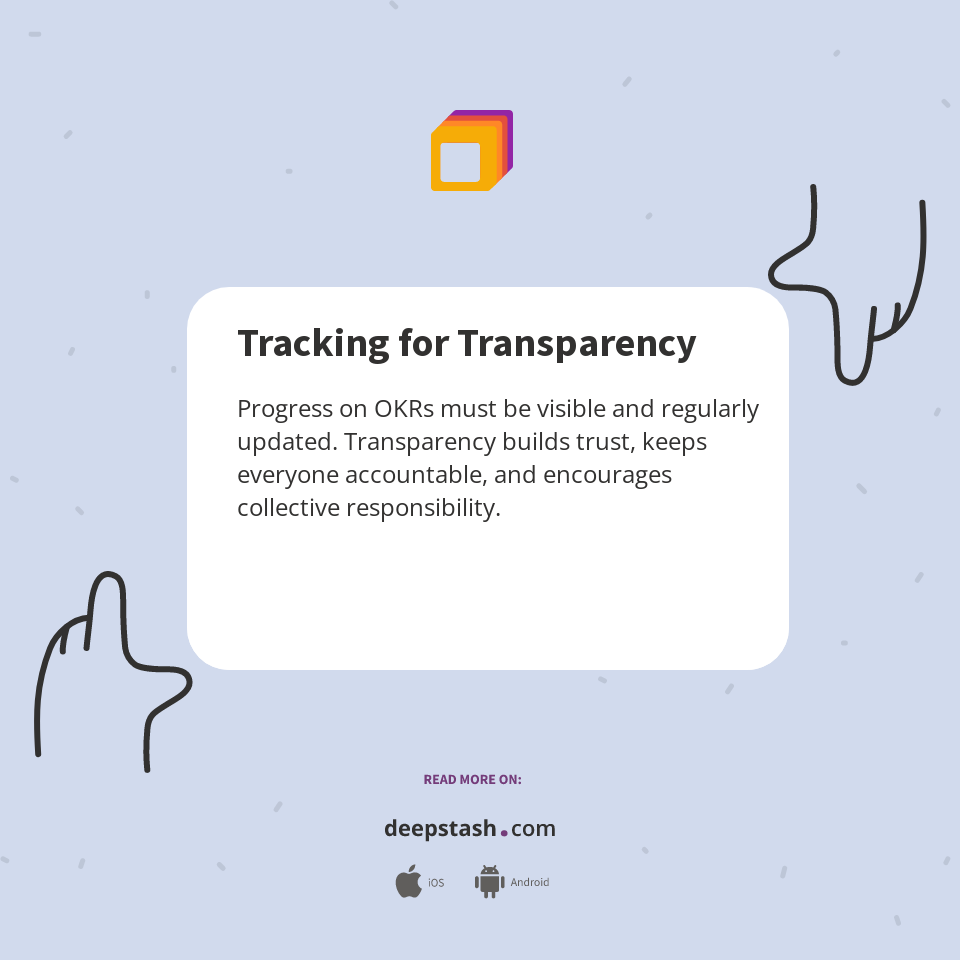Transparency Tracker Tracking for Transparency - Deepstash
