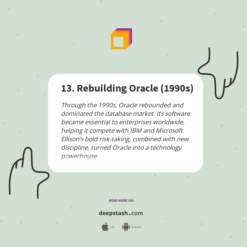 13. Rebuilding Oracle (1990s) - Deepstash