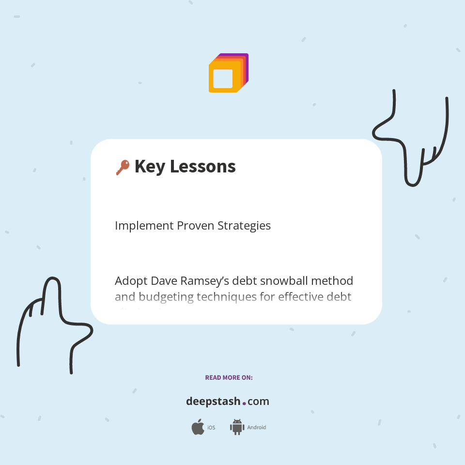 🔑 Key Lessons - Deepstash