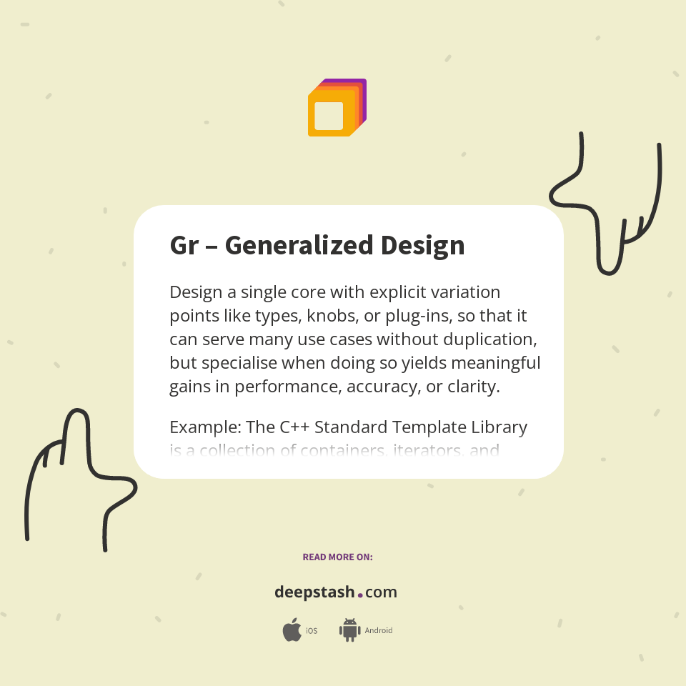 Gr – Generalized Design - Deepstash