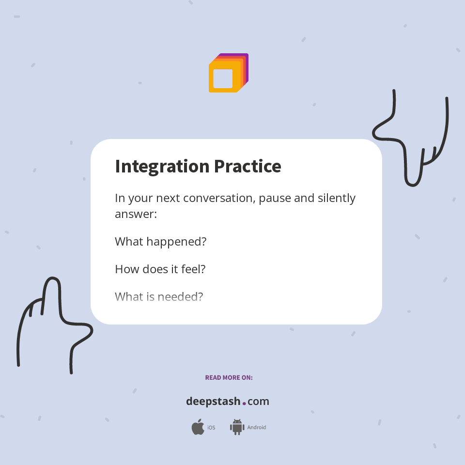 Integration Practice - Deepstash