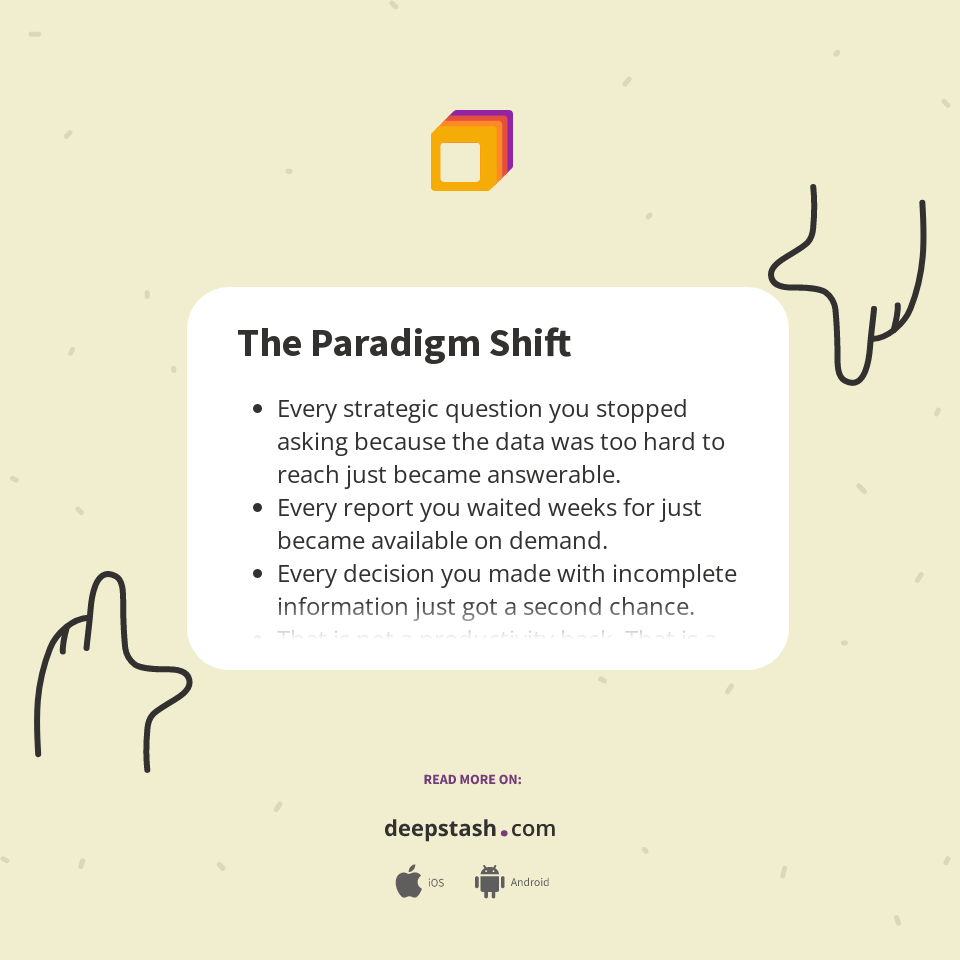 The Paradigm Shift - Deepstash