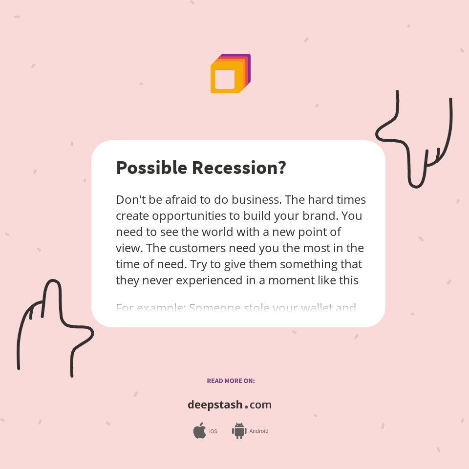 Possible Recession? - Deepstash