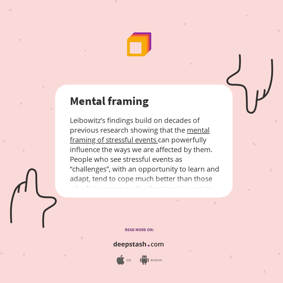 Mental framing Deepstash