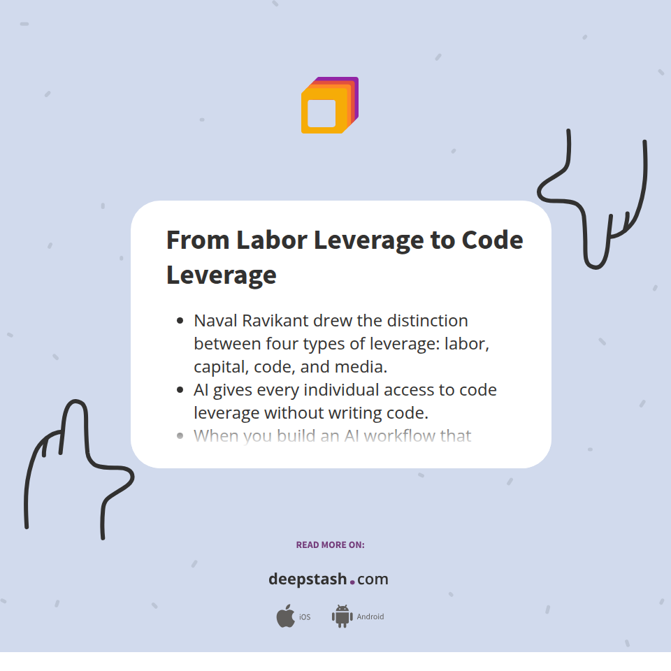 From Labor Leverage to Code Leverage - Deepstash
