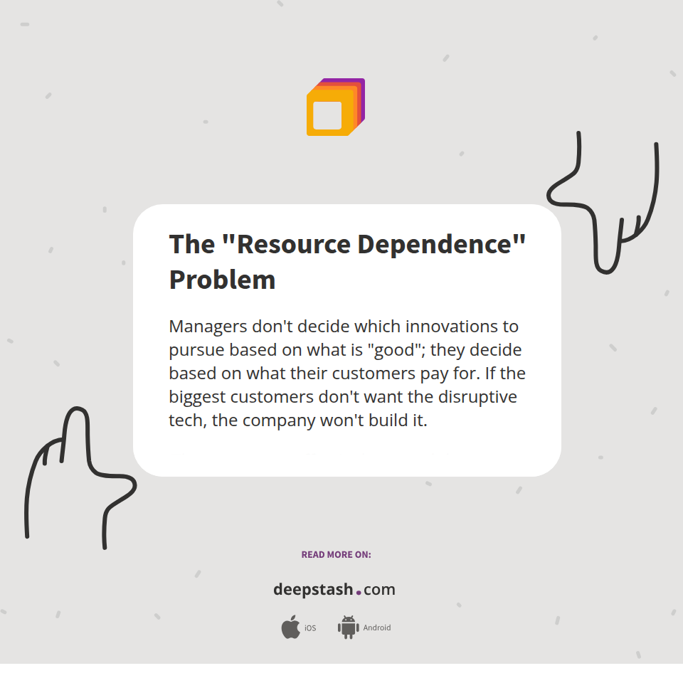 The "Resource Dependence" Problem - Deepstash