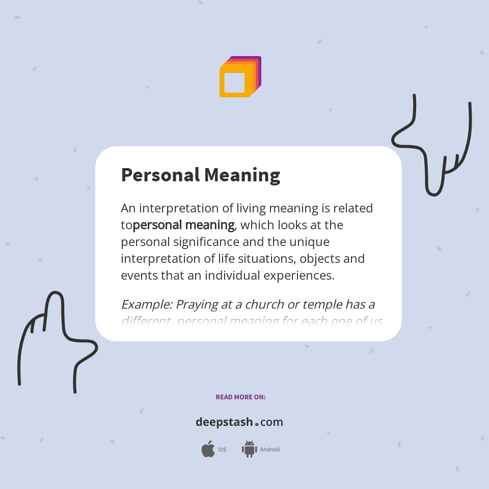 PERSONAL DEFINITION MEANING visual data 6